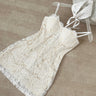 2026 French Lace Mini Dress Club & Party Must-HaveSexy French Halter Mini Dress Party & Prom Look