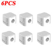 6PCS White