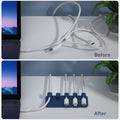 DeskLoom Silicone Cable Organizer – Bend to Your Will