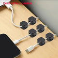 DeskLoom Magnetic Cable Clips – Stick Once, Stay Forever