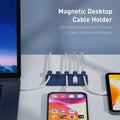 DeskLoom Silicone Cable Organizer – Bend to Your Will