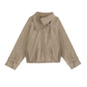 Double-breasted Stand-up Collar British-style Trench Coat Jacket